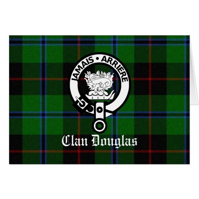 Clan Douglas Tartan Wappen (Vorderseite (Horizontal))