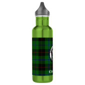 Clan Douglas Tartan & Wappen Abzeichen Trinkflasche (Links)