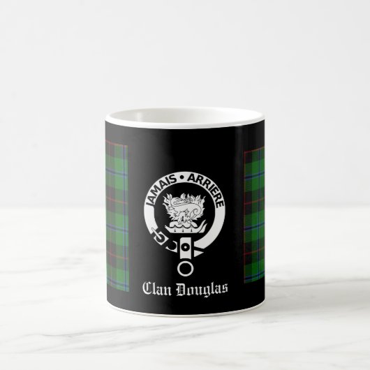 Clan Douglas Tartan Wappen Kaffeetasse (Mittel)