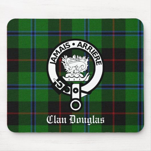 Clan Douglas Tartan Wappen Mousepad (Vorne)