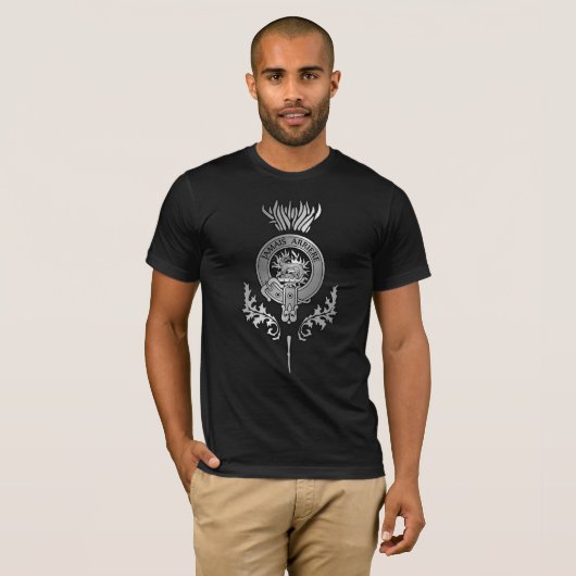 Clan Douglas Thistle Wappen T-Shirt (Vorne ganz)