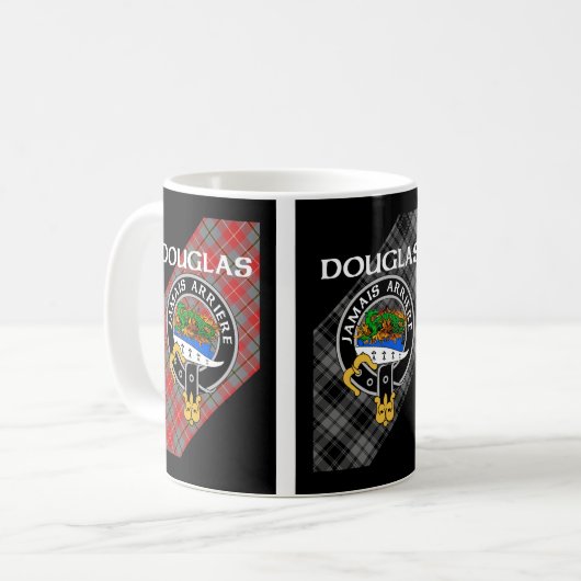 Clan Douglas Three Tartan Tasse (Vorderseite Links)