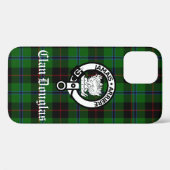 Clan Douglas Wappen Abzeichen & Tartan Case-Mate iPhone Hülle (Rückseite (Horizontal))