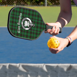 Clan Douglas Wappen Abzeichen & Tartan Pickleball Schläger