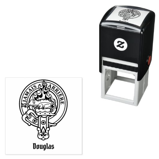 Clan Douglas Wappen Permastempel (Beispiel)