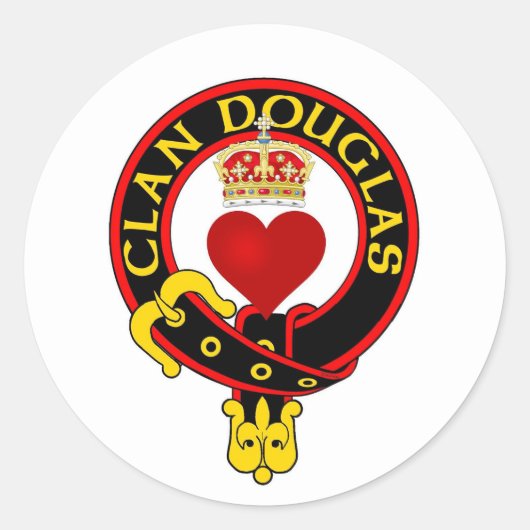 Clan Douglas Wappen Sticker (Vorderseite)
