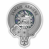 Clan Douglas Wappen & Tartan Aufkleber (Vorderseite)