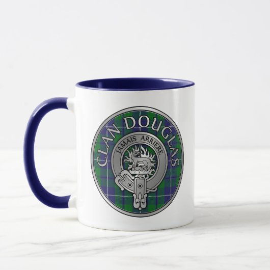 Clan Douglas Wappen & Tartan Tasse (Links)