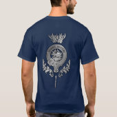 Clan Douglas Wappen Thistle T-Shirt (Rückseite)