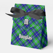 Clan Douglas Wappen über Tartan Geschenkschachtel (Vorderseite)