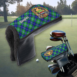 Clan Douglas Wappen über Tartan Golf Headcover