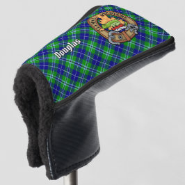 Clan Douglas Wappen über Tartan Golf Headcover