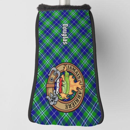 Clan Douglas Wappen über Tartan Golf Headcover (Rotieren 90)