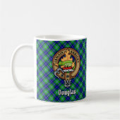 Clan Douglas Wappen über Tartan Kaffeetasse (Links)