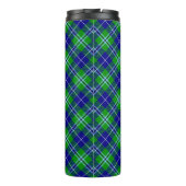 Clan Douglas Wappen über Tartan Thermosbecher (Rückseite)