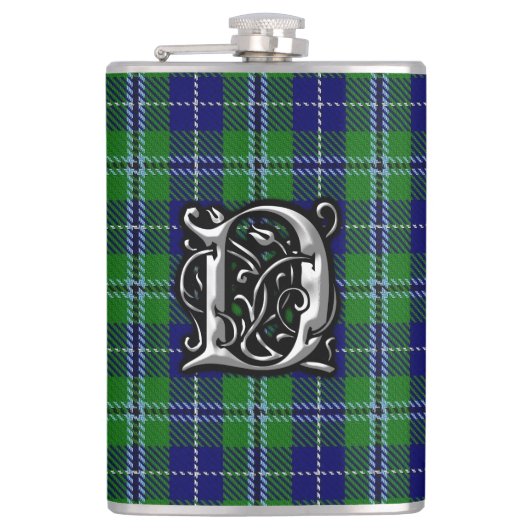 Clan-Douglastartan-alte Schottland-Flasche Flachmann (Vorderseite)