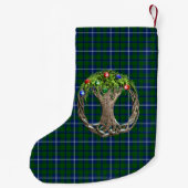 Clan-DouglasTartan Kleiner Weihnachtsstrumpf (Rückseite)