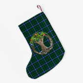Clan-DouglasTartan Kleiner Weihnachtsstrumpf (Rückseite (Hängend))