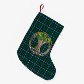 Clan-DouglasTartan Kleiner Weihnachtsstrumpf (Vorderansicht (hängend))