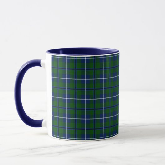 Clan-DouglasTartan Tasse (Links)