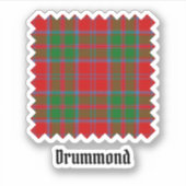 Clan Drummond Tartan Aufkleber (Vorderseite)