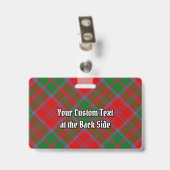 Clan Drummond Tartan Ausweis (Rückseite mit Clip)