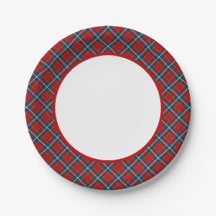 Clan Drummond Tartan Border Pappteller