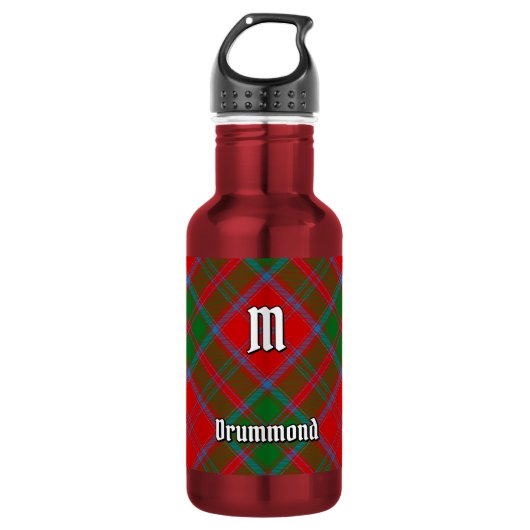 Clan Drummond Tartan Edelstahlflasche (Vorderseite)