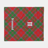 Clan Drummond Tartan Fleecedecke (Vorderseite (Horizontal))