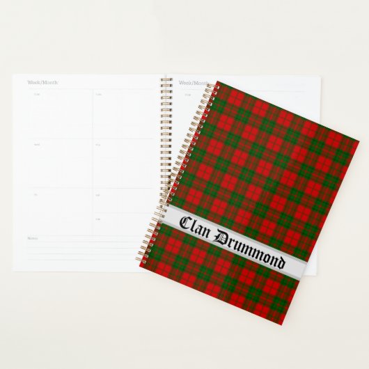 Clan Drummond Tartan individuell anpassbar Planer (Anzeige)