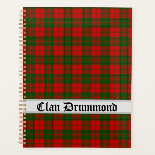Clan Drummond Tartan individuell anpassbar Planer (Vorderseite)
