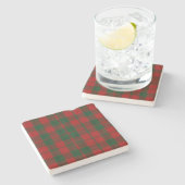 Clan Drummond Tartan Kariert Stone Untersetzer (Seitenansicht)