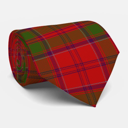 Clan Drummond Tartan Krawatte (Gerollt)