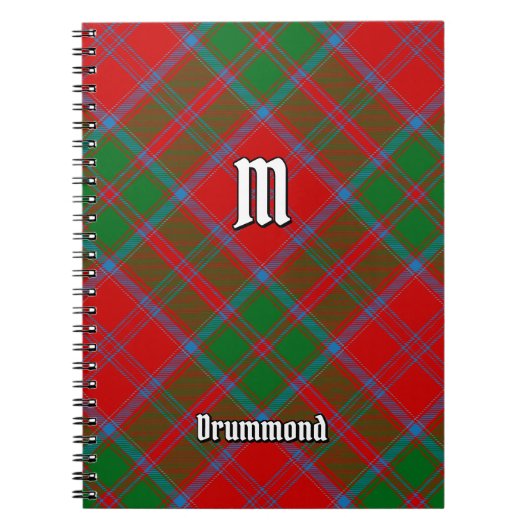 Clan Drummond Tartan Notizblock (Vorderseite)