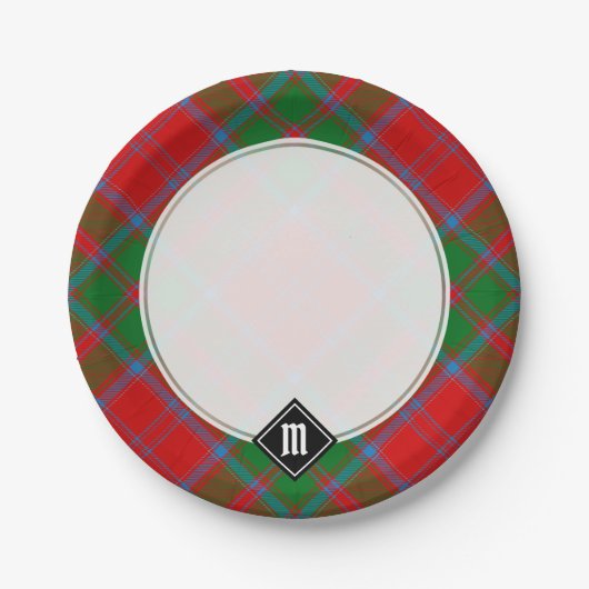 Clan Drummond Tartan Pappteller (Vorderseite)
