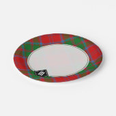Clan Drummond Tartan Pappteller (Schrägansicht)