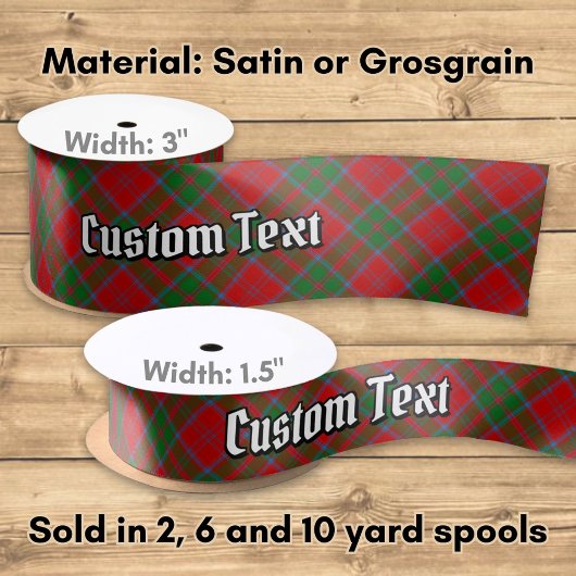 Clan Drummond Tartan Satinband