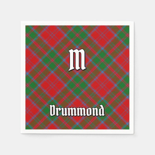 Clan Drummond Tartan Serviette (Vorderseite)