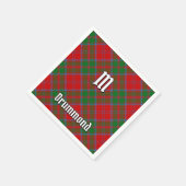 Clan Drummond Tartan Serviette (Ecke)