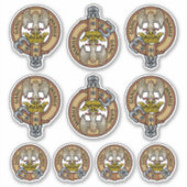 Clan Drummond Wappen Sticker Set (Vorderseite)