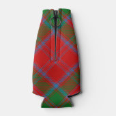 Clan Drummond Wappen über Tartan Flaschenkühler (Rückseite)