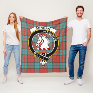 Clan Dunbar Ancient Tartan Kariert Fleecedecke