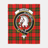 Clan Dunbar Modern Tartan Kariert Fleecedecke (Vorderseite)