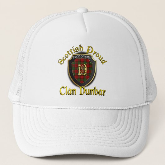 Clan Dunbar Scottish Dynasty Cap Truckerkappe (Vorderseite)