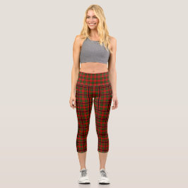 Clan Dunbar Tartan Capri Leggings