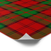 Clan Dunbar Tartan - Digitaler Download Poster (Ecke)