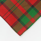 Clan Dunbar Tartan Kariert Fleecedecke (Ecke)