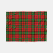 Clan Dunbar Tartan Kariert Fleecedecke (Vorderseite (Horizontal))