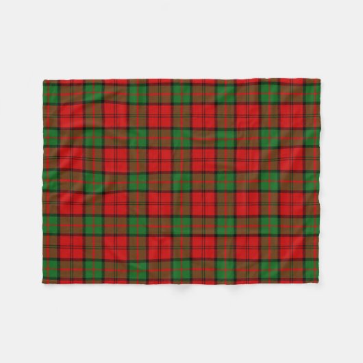Clan Dunbar Tartan Kariert Fleecedecke (Vorderseite (Horizontal))