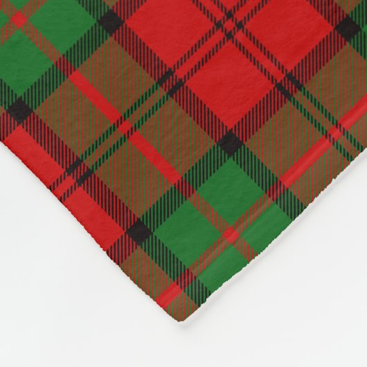 Clan Dunbar Tartan Kariert Fleecedecke (Ecke)